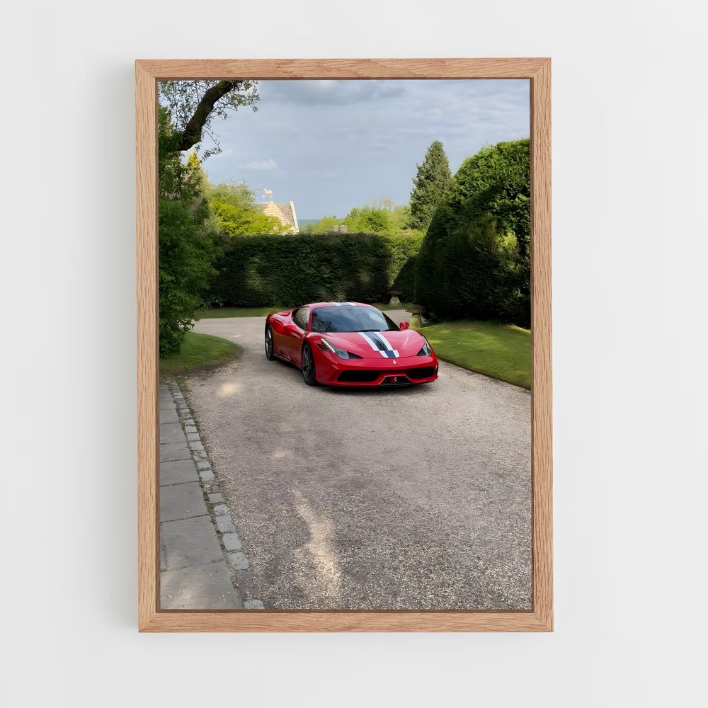 Poster Speciale Lumière – affiche Ferrari (vue 4)